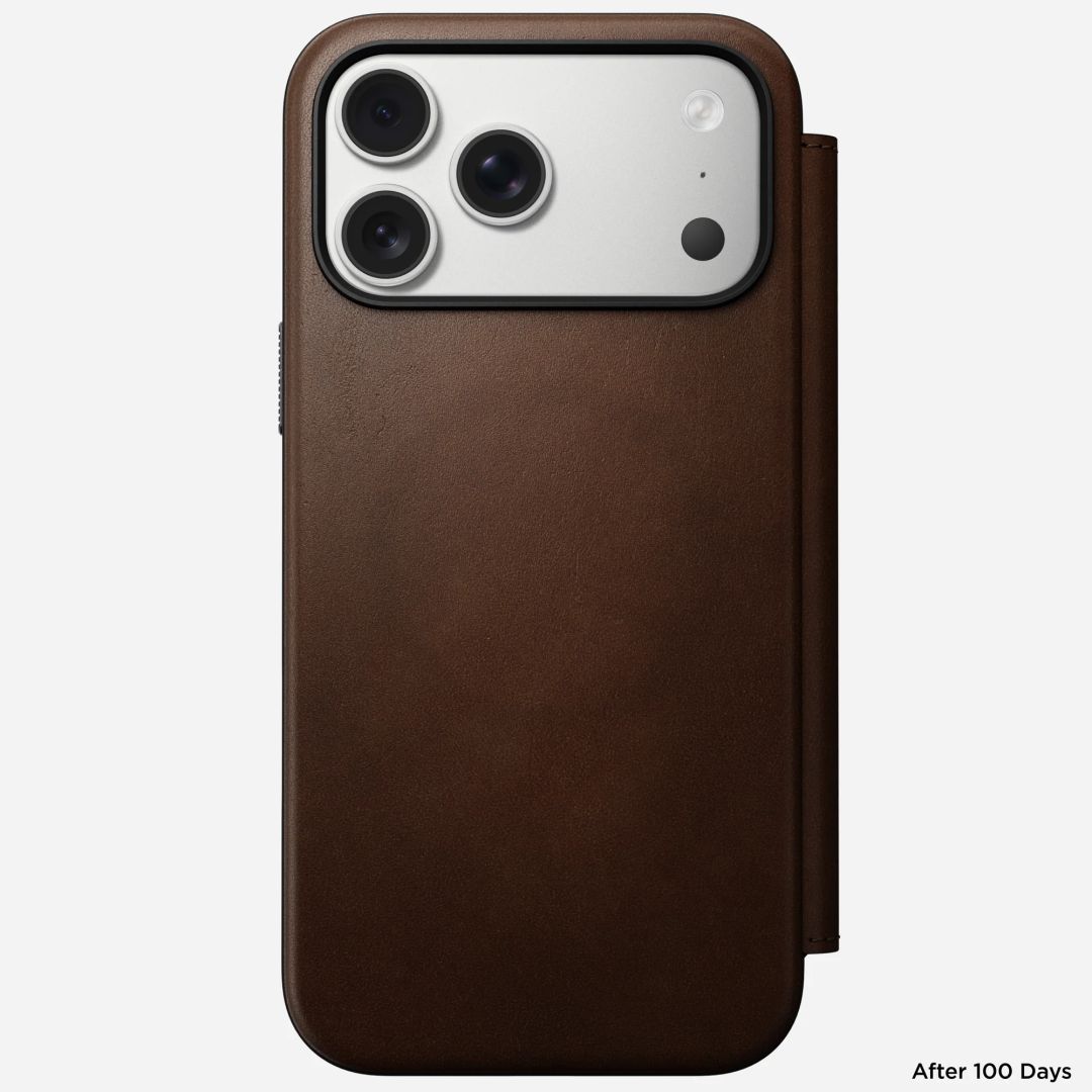 Nomad Modern Leather Folio for iPhone 17 Pro Max Brown Nomad Modern Leather Folio for iPhone 17 Pro Max Brown