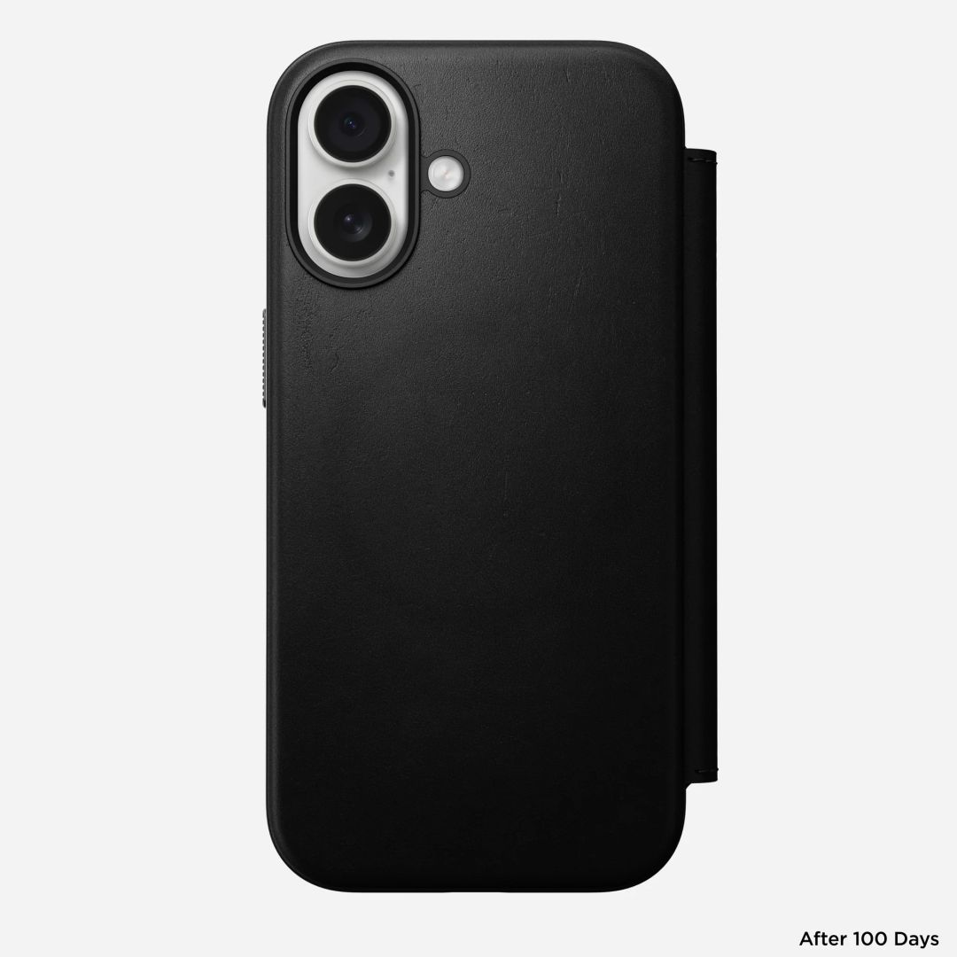 Nomad Modern Leather Folio for iPhone 17 Black Nomad Modern Leather Folio for iPhone 17 Black