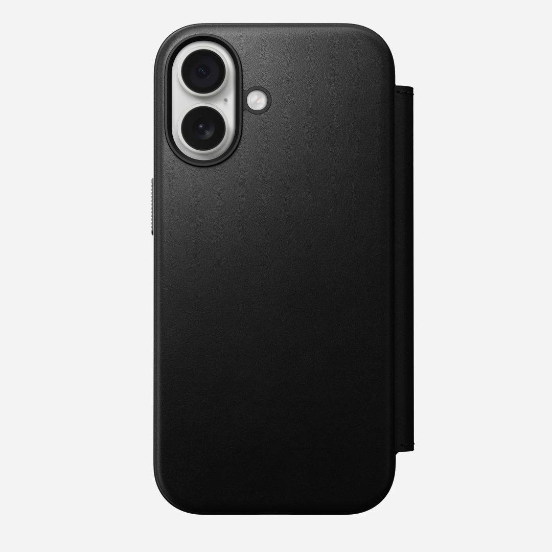Nomad Modern Leather Folio for iPhone 17 Black Nomad Modern Leather Folio for iPhone 17 Black