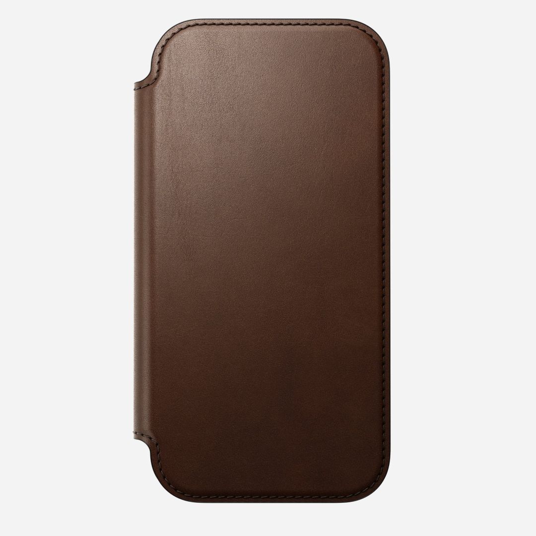 Nomad Modern Leather Folio for iPhone 17 Brown Nomad Modern Leather Folio for iPhone 17 Brown
