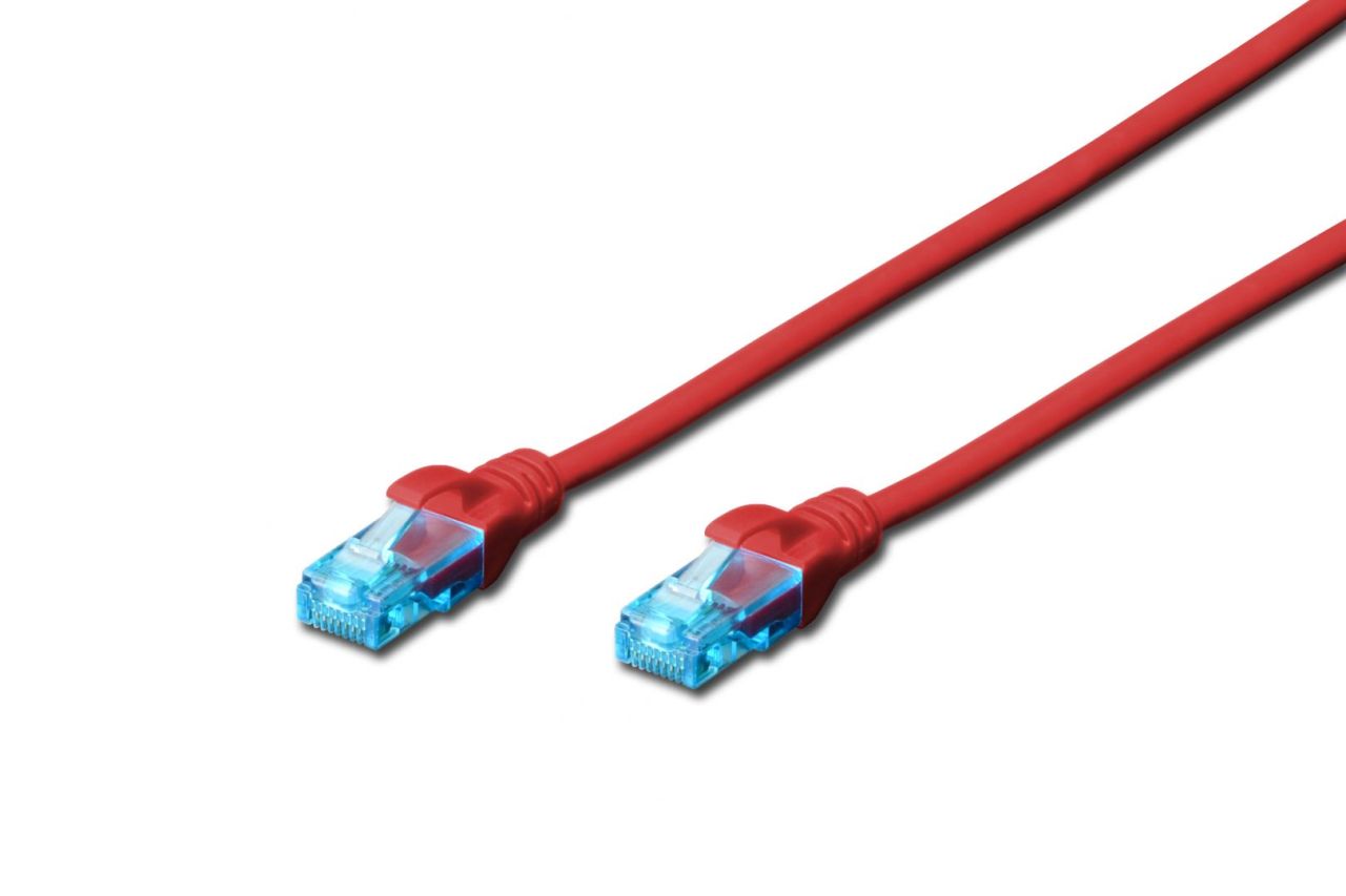 Digitus CAT5e U-UTP Patch Cable 0,5m Red Digitus CAT5e U-UTP Patch Cable 0,5m Red