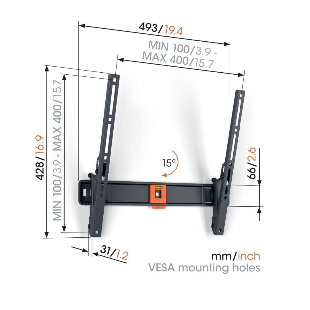 Vogel's TVM 1415 Tilting TV Wall Mount Vogel's TVM 1415 Tilting TV Wall Mount