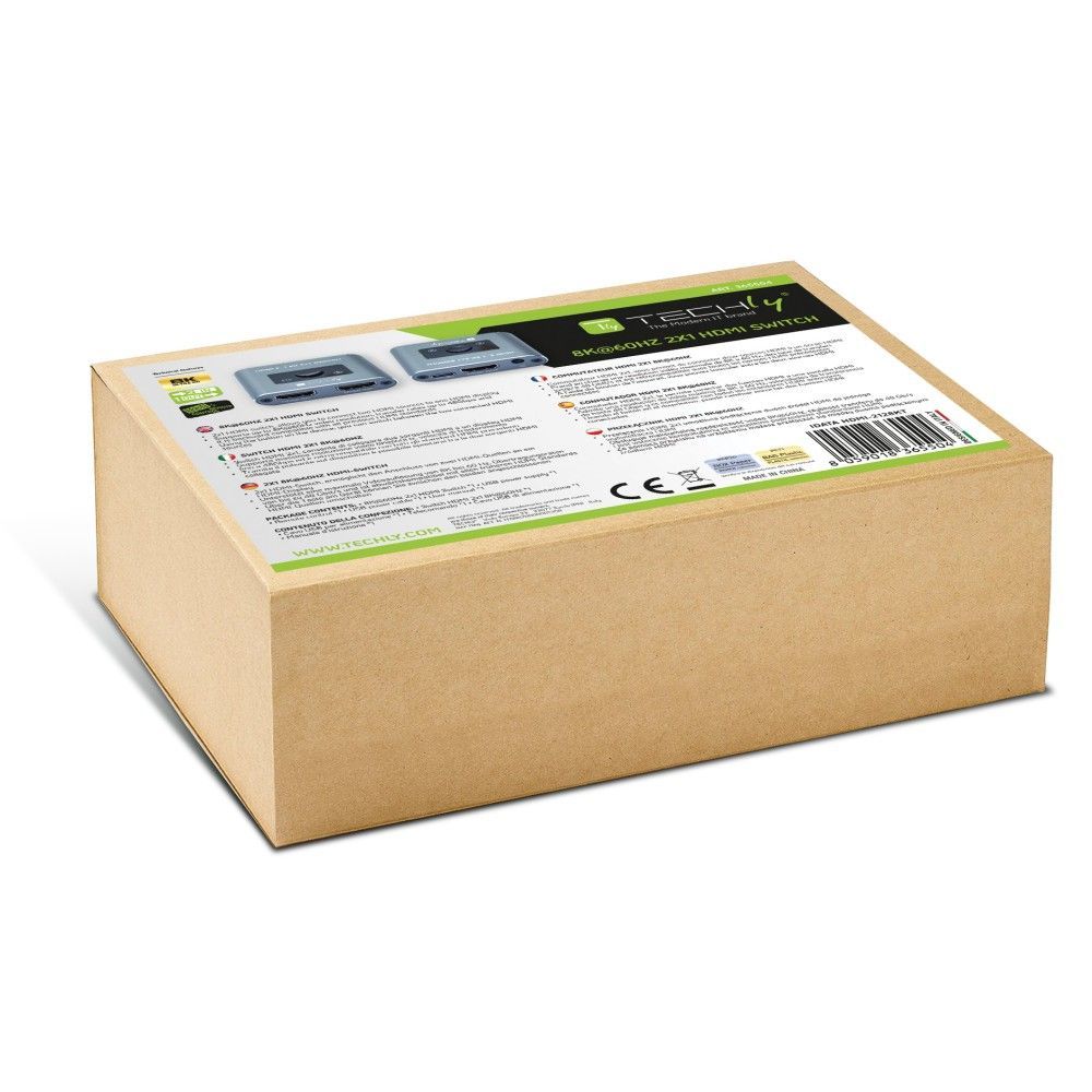 TECHLY 8K HDMI Switch Black TECHLY 8K HDMI Switch Black