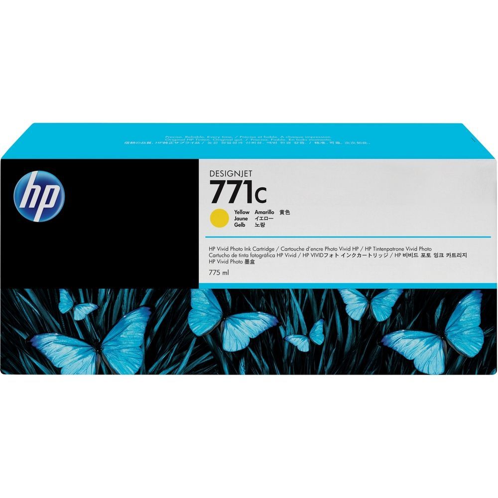 HP B6Y10A (711C) Yellow tintapatron HP B6Y10A (711C) Yellow tintapatron