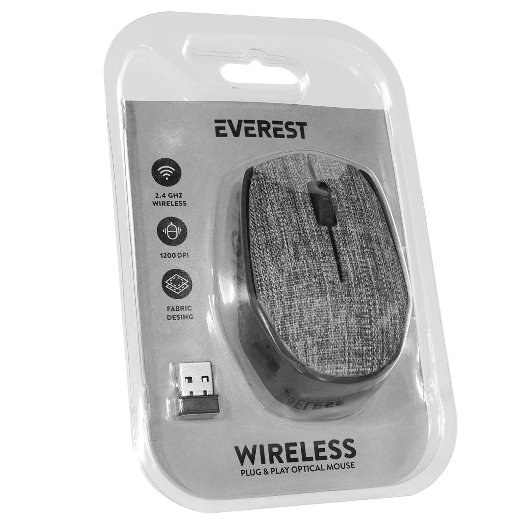 Everest KM-218 Wireless Mouse Grey