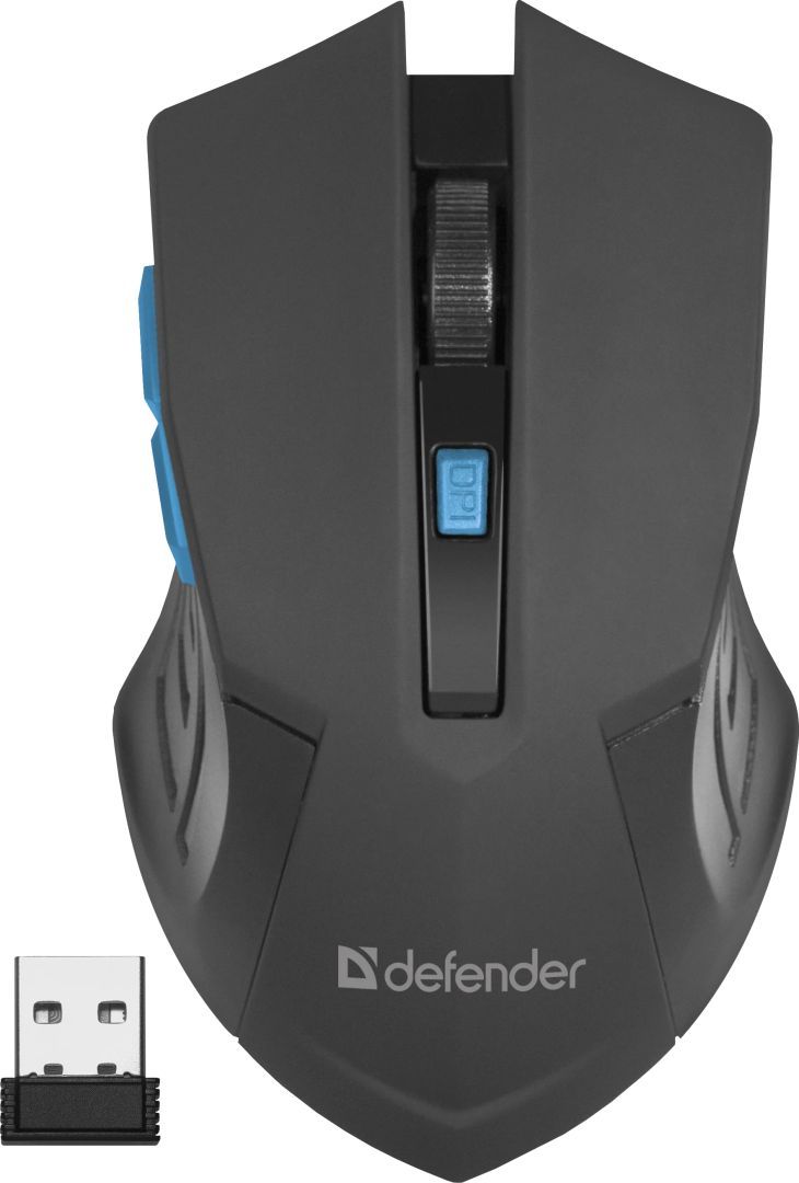 Defender RF Accura MM-275 Wireless Mouse Black/Blue Defender RF Accura MM-275 Wireless Mouse Black/Blue