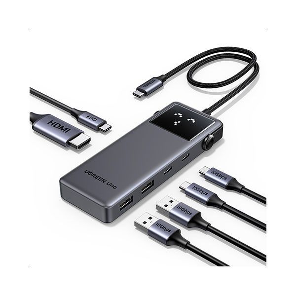 UGREEN CM888 6-in-1 USB-C Hub Grey UGREEN CM888 6-in-1 USB-C Hub Grey