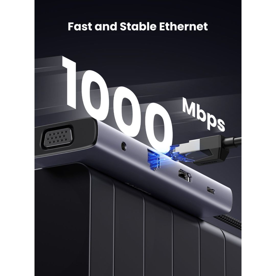 UGREEN Revodok 10-in-1 USB-C Hub Grey UGREEN Revodok 10-in-1 USB-C Hub Grey