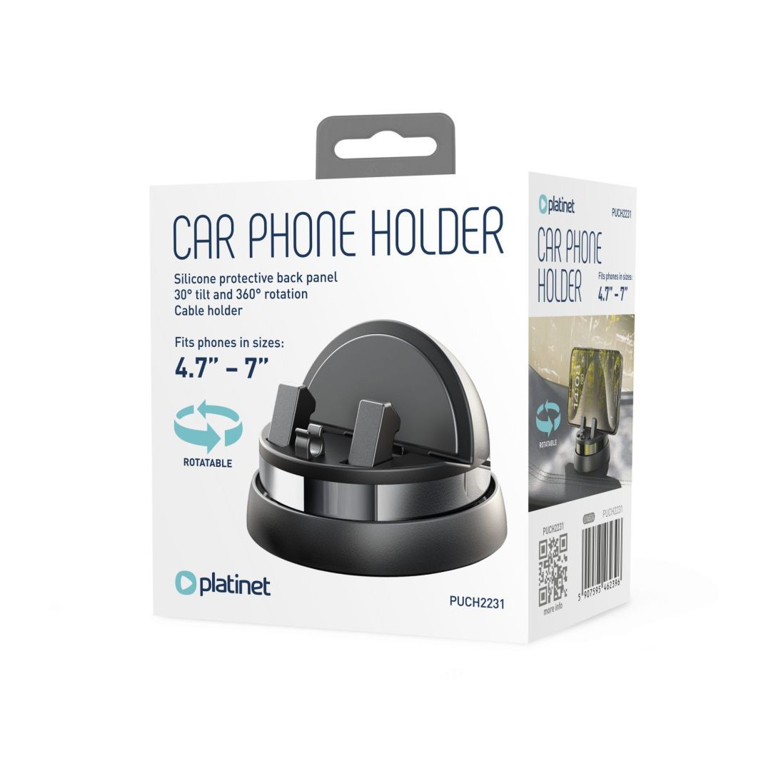 Platinet PUCH2231 4,7"-7" Car Phone Holder Black