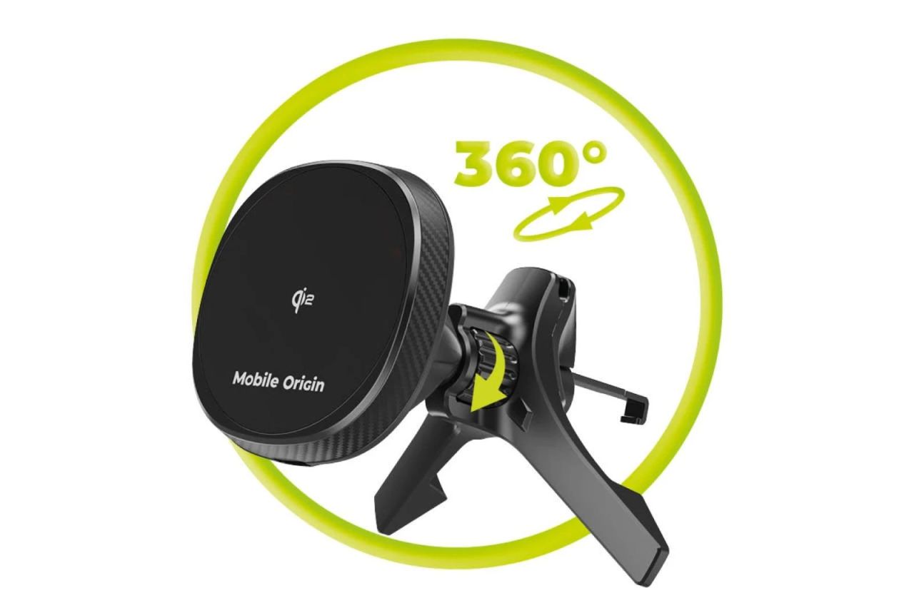 Mobile Origin Wireless Car Vent Qi2 Charger CA15 Mobile Origin Wireless Car Vent Qi2 Charger CA15