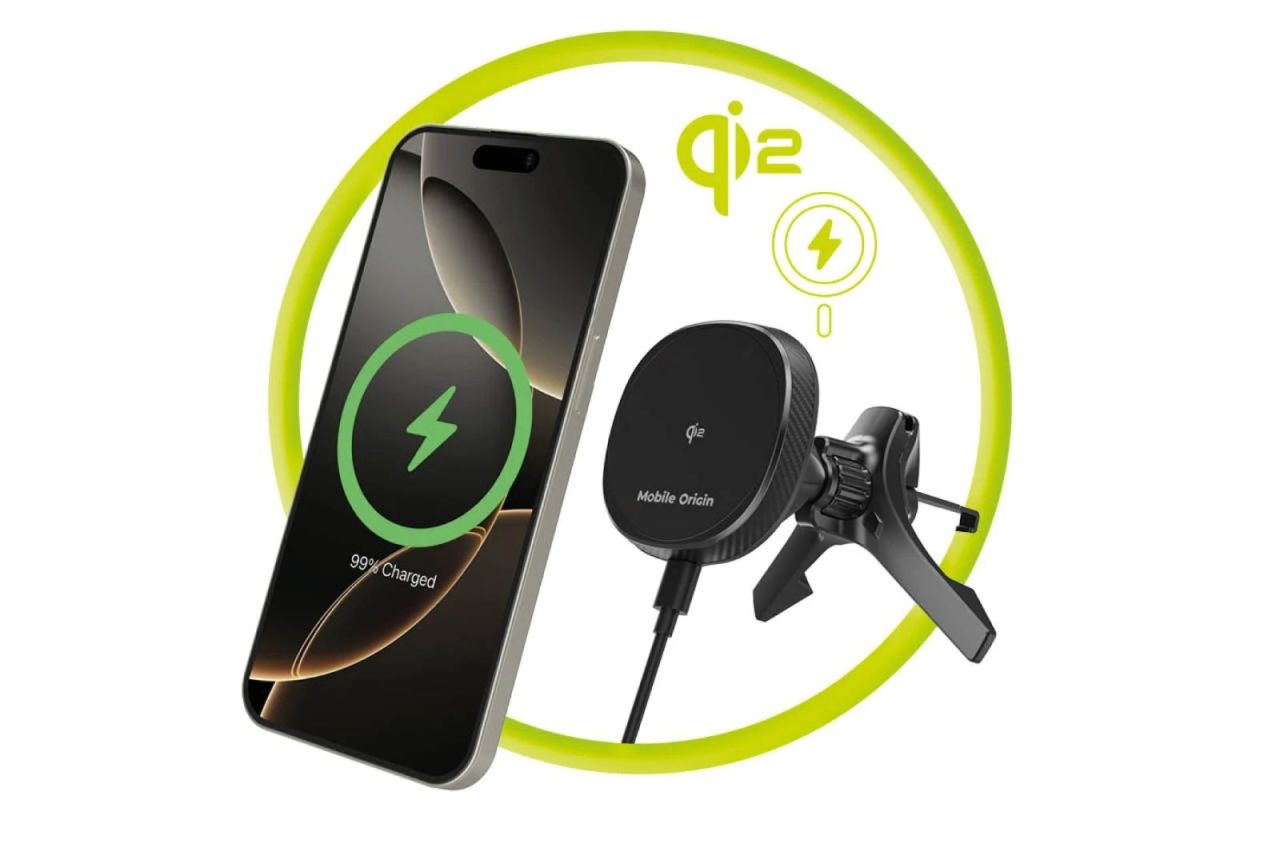 Mobile Origin Wireless Car Vent Qi2 Charger CA15 Mobile Origin Wireless Car Vent Qi2 Charger CA15