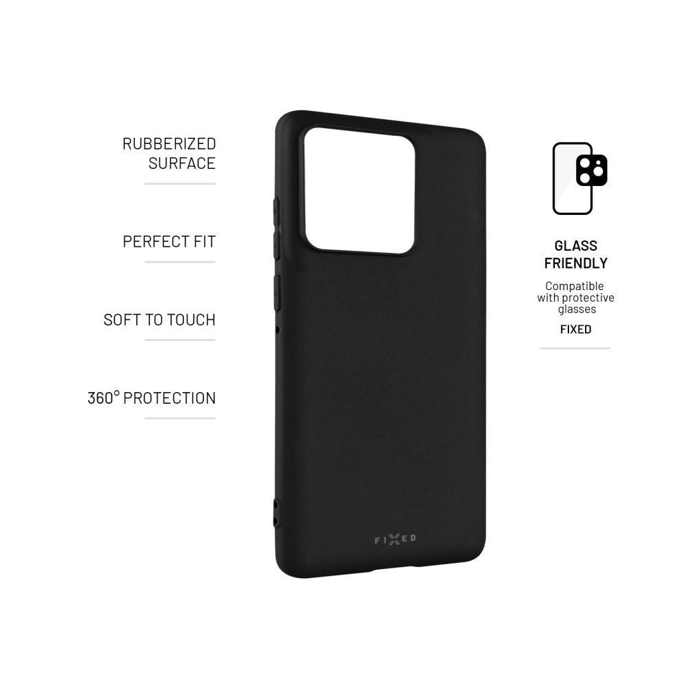 FIXED Story hátlap Motorola Edge 60/Fusion 5G készülékhez, fekete FIXED Story hátlap Motorola Edge 60/Fusion 5G készülékhez, fekete