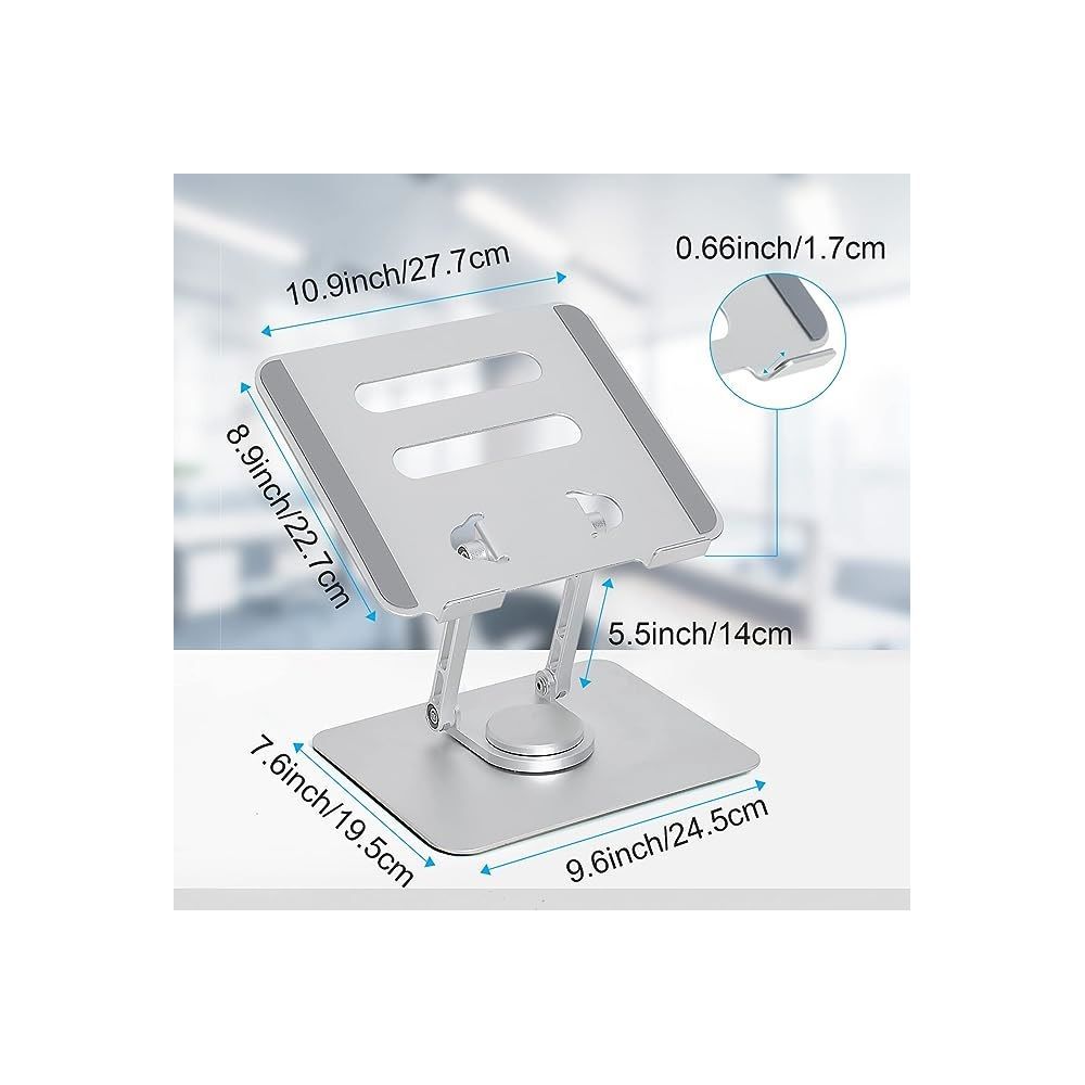 BlackBird Notebook Állvány 360 fokban forgatható Silver BlackBird Notebook Állvány 360 fokban forgatható Silver