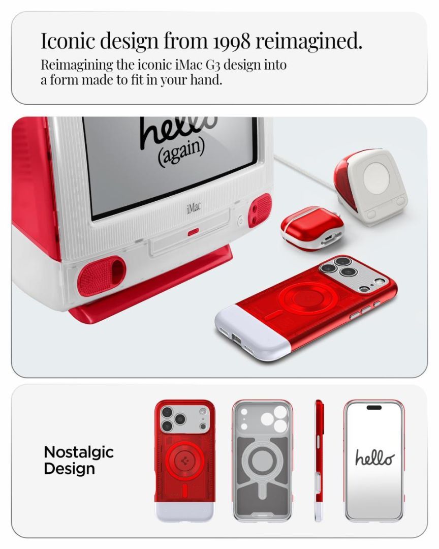 Spigen Classic C1 MagSafe for iPhone 17 Pro Ruby Spigen Classic C1 MagSafe for iPhone 17 Pro Ruby