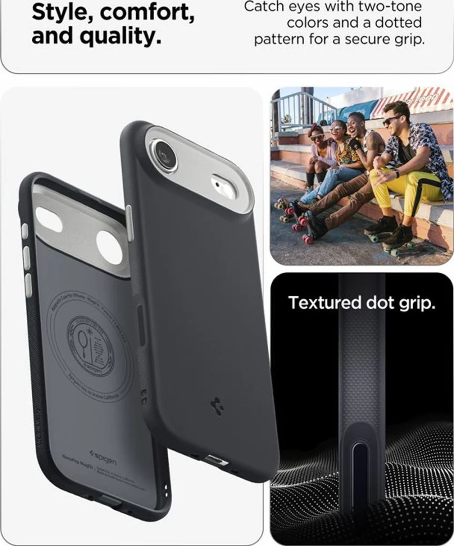 Spigen Nano Pop MagSafe case for iPhone Air Black Sesame Spigen Nano Pop MagSafe case for iPhone Air Black Sesame