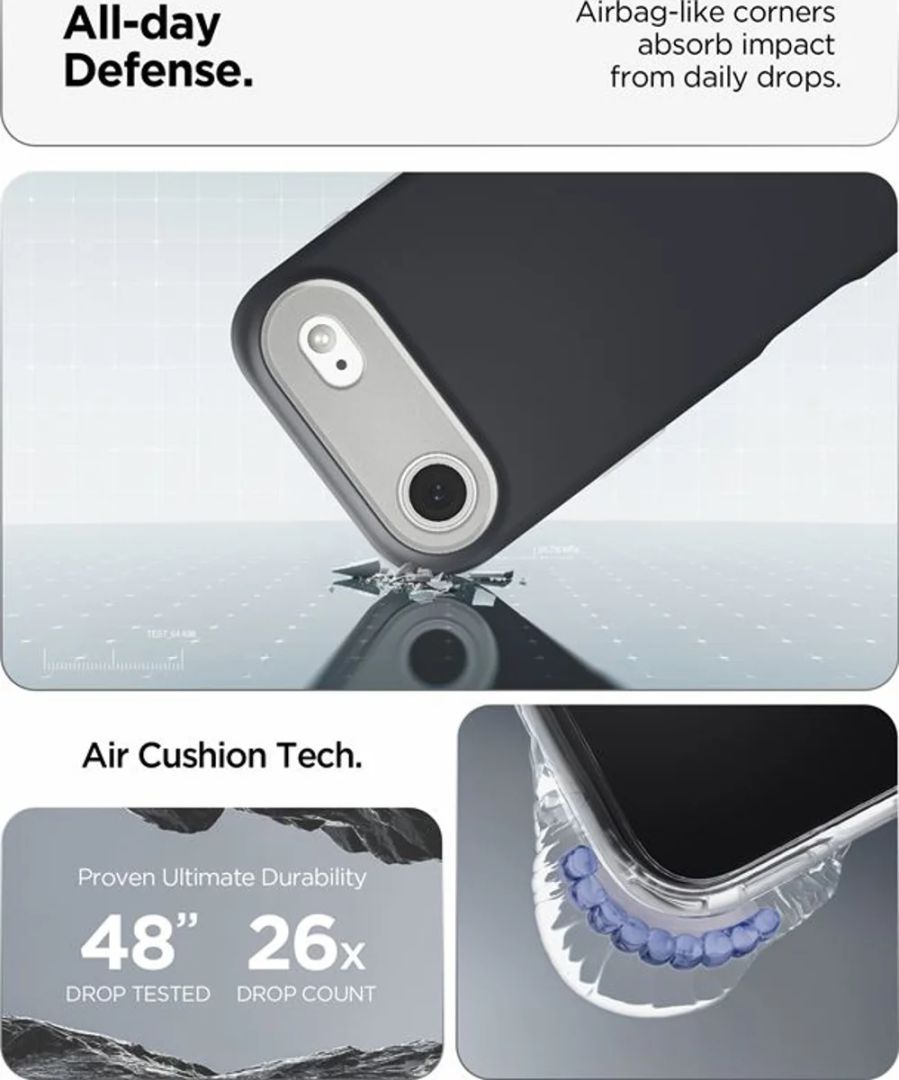 Spigen Nano Pop MagSafe case for iPhone Air Black Sesame Spigen Nano Pop MagSafe case for iPhone Air Black Sesame