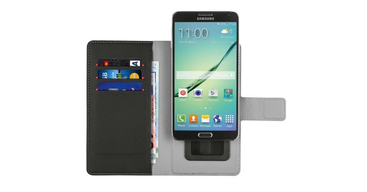 Trust Urban Verso Universal Wallet Case for 4,7” Smartphones Black Trust Urban Verso Universal Wallet Case for 4,7” Smartphones Black
