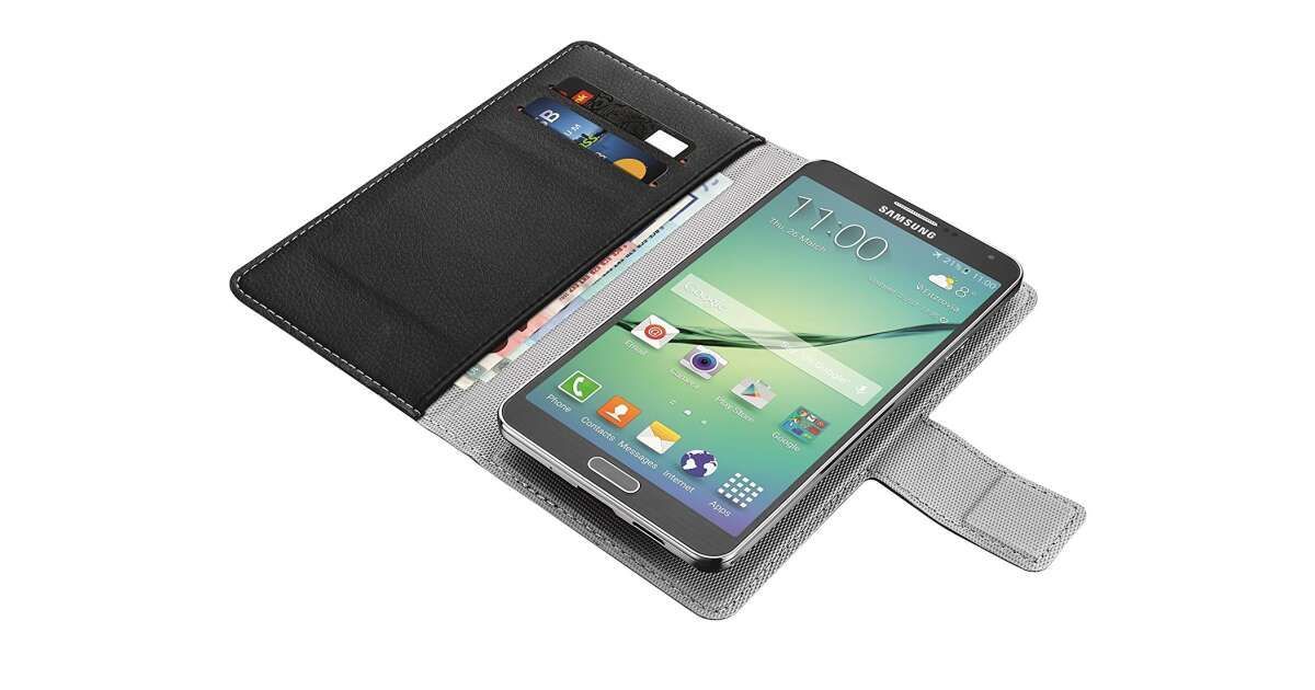 Trust Urban Verso Universal Wallet Case for 4” Smartphones Grey Trust Urban Verso Universal Wallet Case for 4” Smartphones Grey