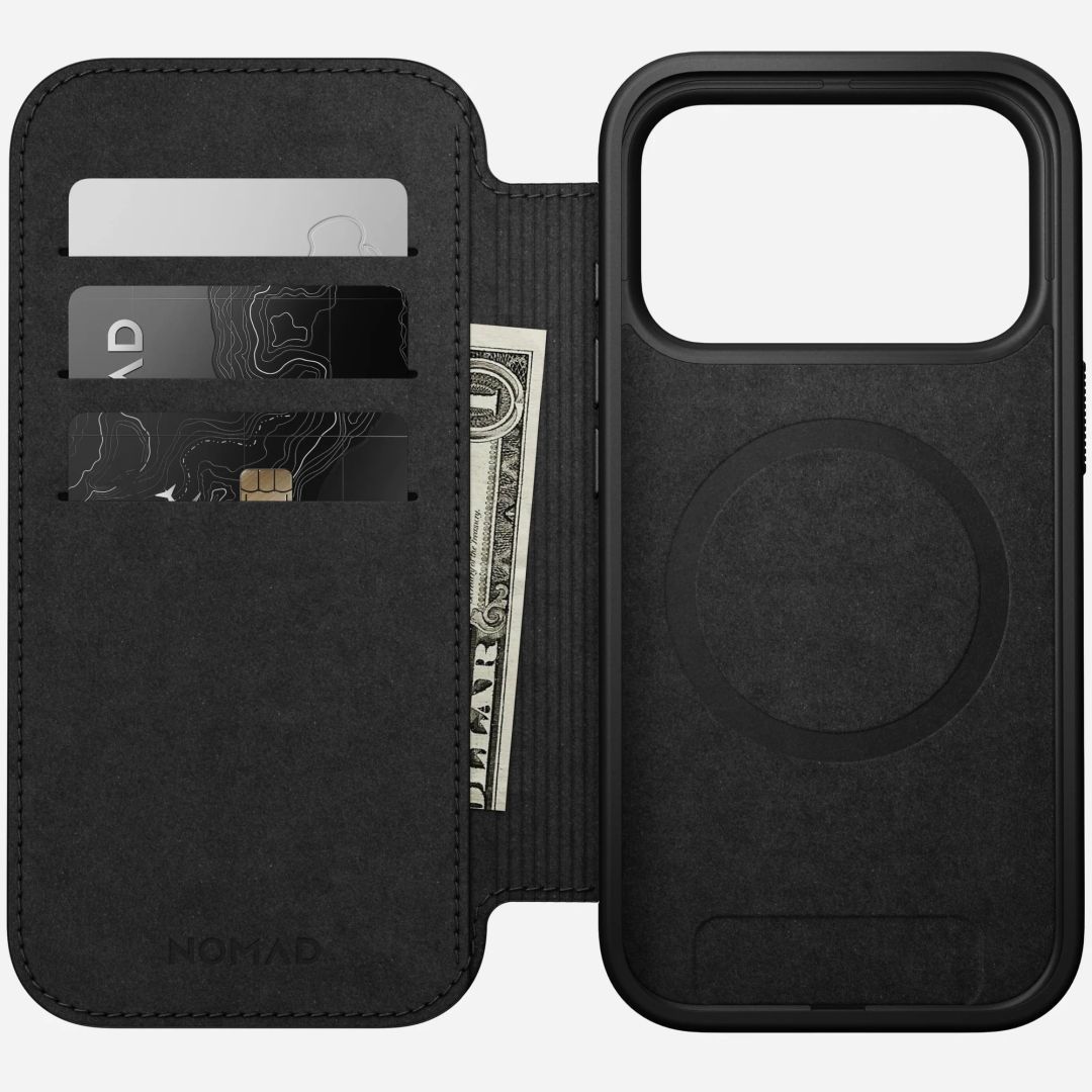 Nomad Modern Leather Folio case for iPhone 17 Pro English Tan Nomad Modern Leather Folio case for iPhone 17 Pro English Tan