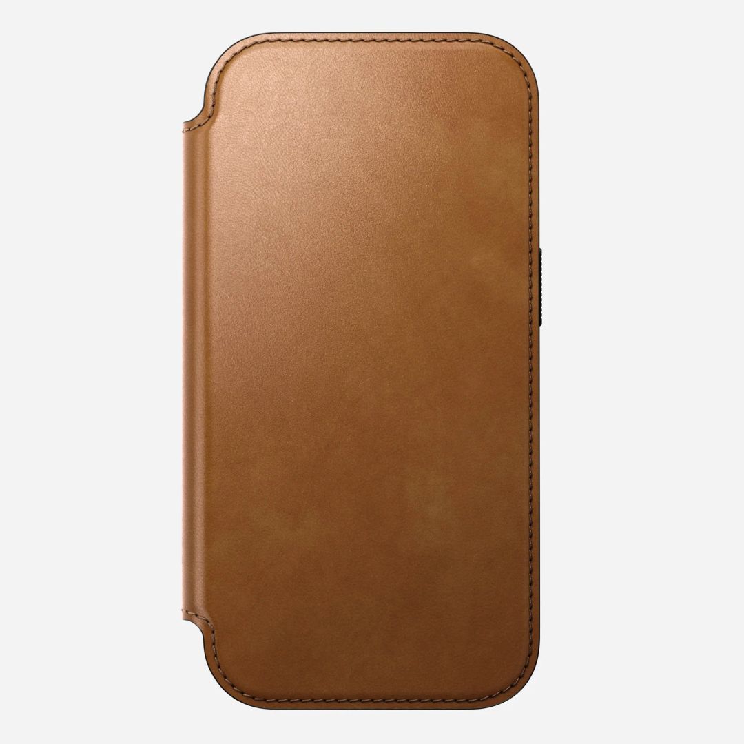 Nomad Modern Leather Folio case for iPhone 17 Pro English Tan Nomad Modern Leather Folio case for iPhone 17 Pro English Tan