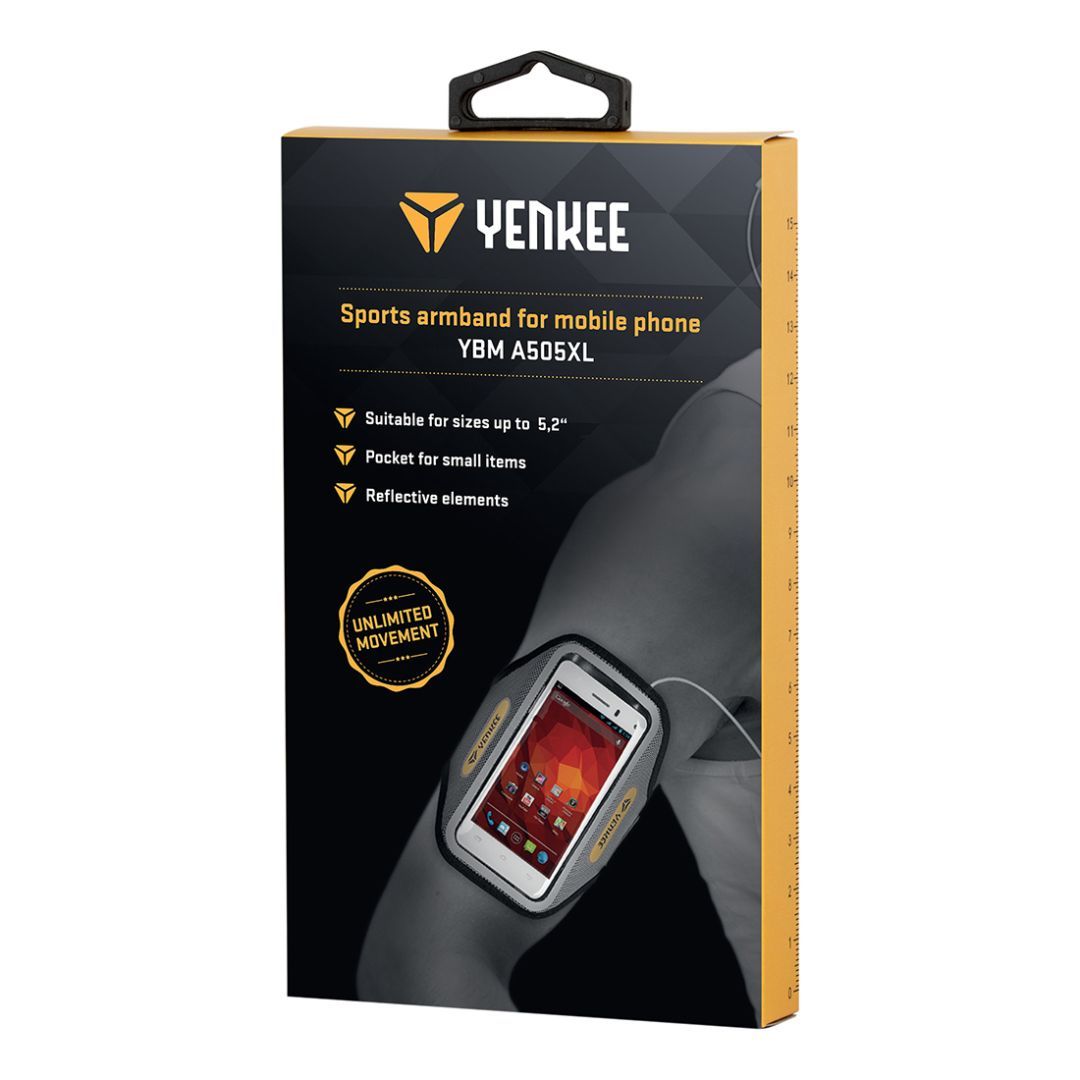 Yenkee YBM A505XL Sports armband for mobile phone XL Yenkee YBM A505XL Sports armband for mobile phone XL