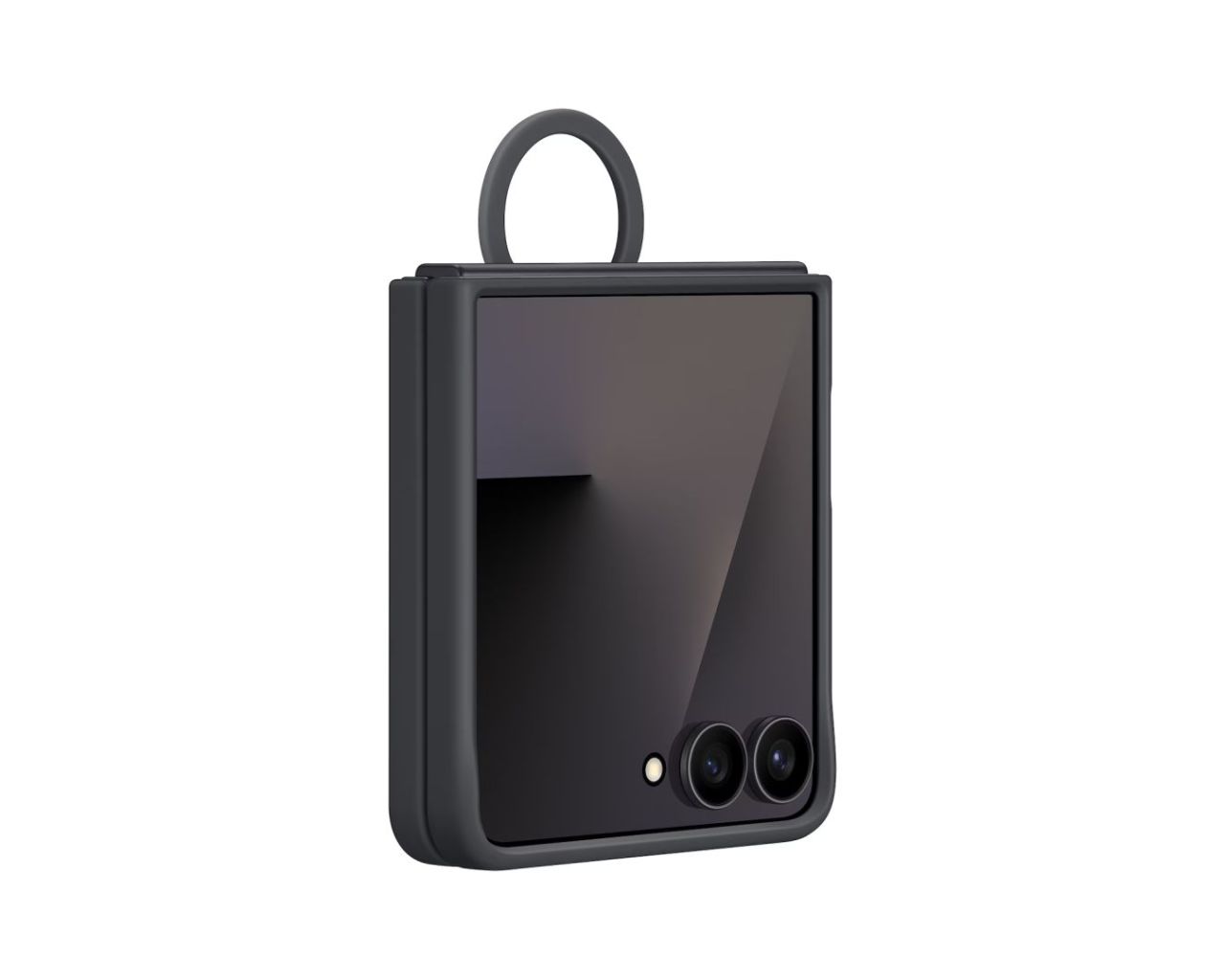 Samsung Galaxy Flip7 Ring Case (Silicone) Black Samsung Galaxy Flip7 Ring Case (Silicone) Black