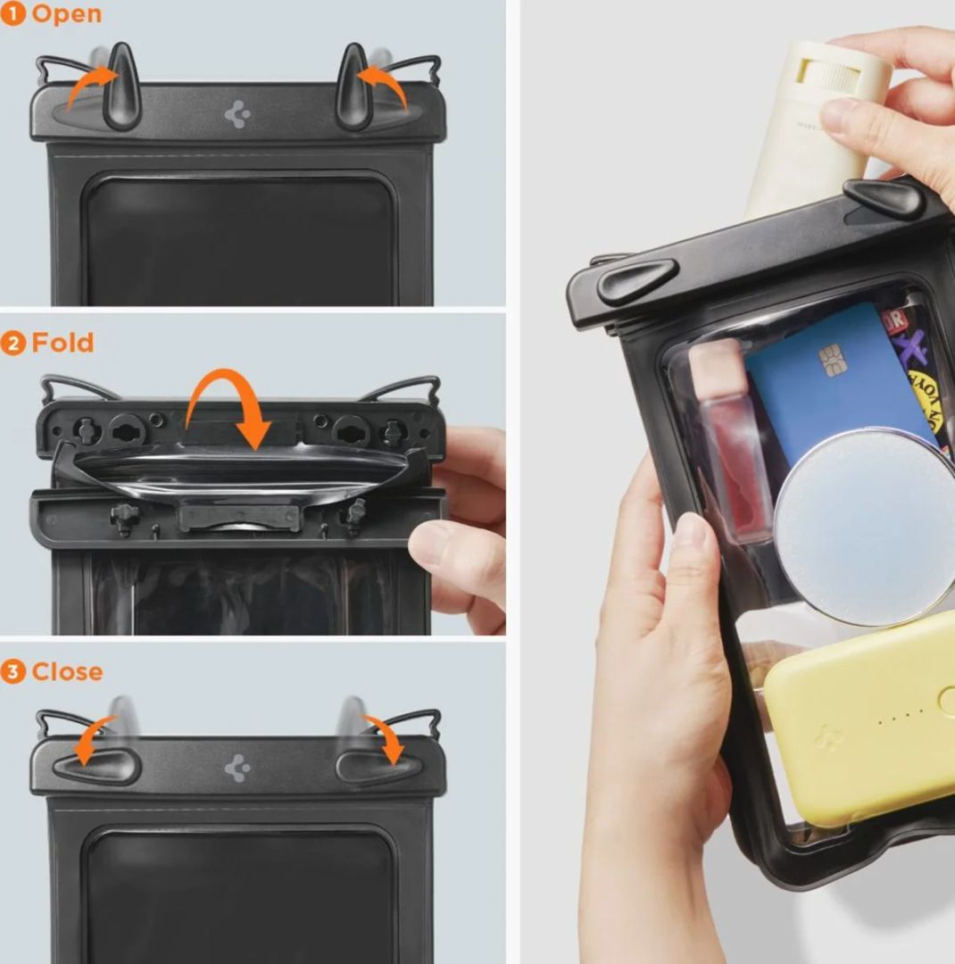 Spigen Aqua Shield WaterProof Case A603 1 Pack Black Spigen Aqua Shield WaterProof Case A603 1 Pack Black