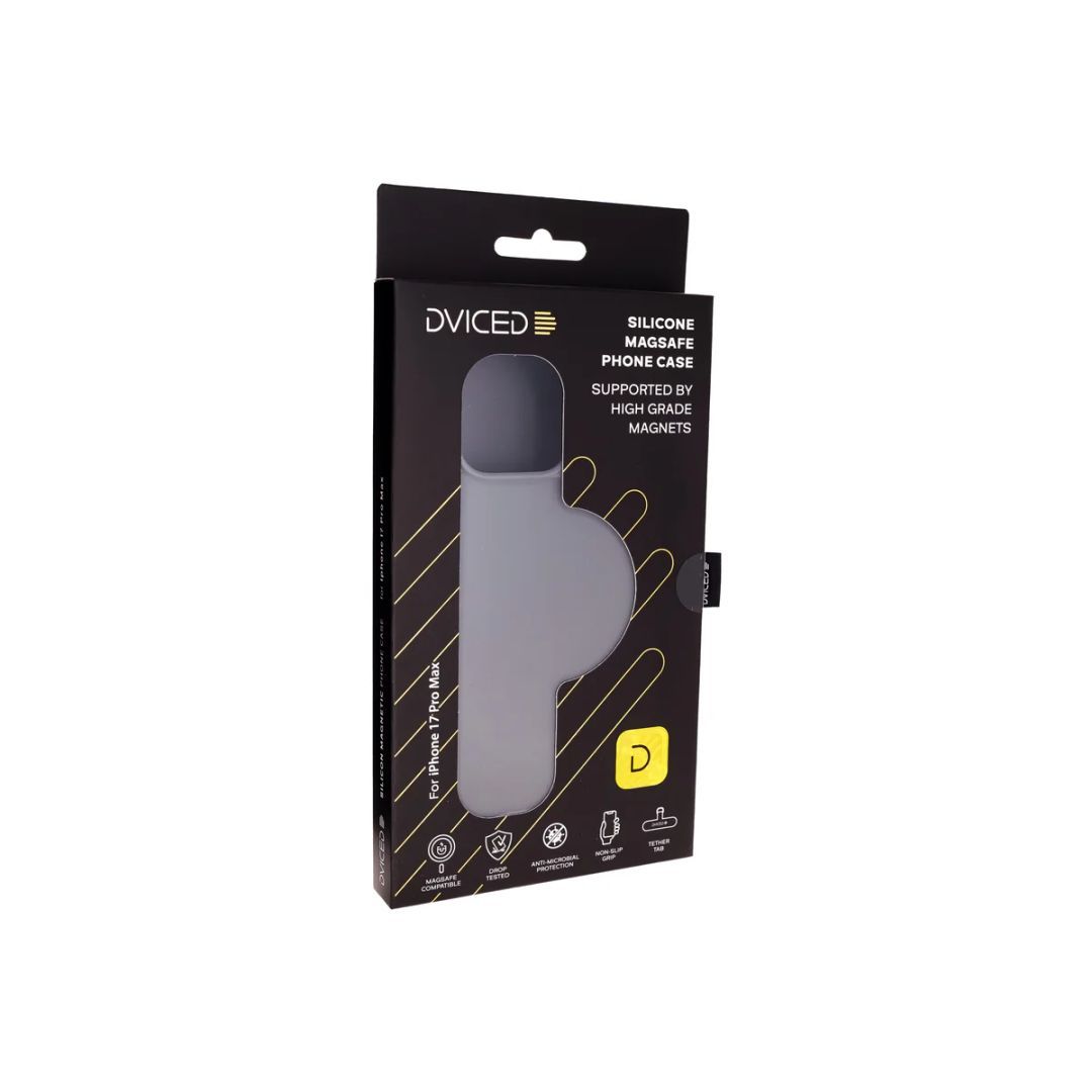 Dviced Silicone MagSafe case for iPhone 17 Pro Max Grey Dviced Silicone MagSafe case for iPhone 17 Pro Max Grey
