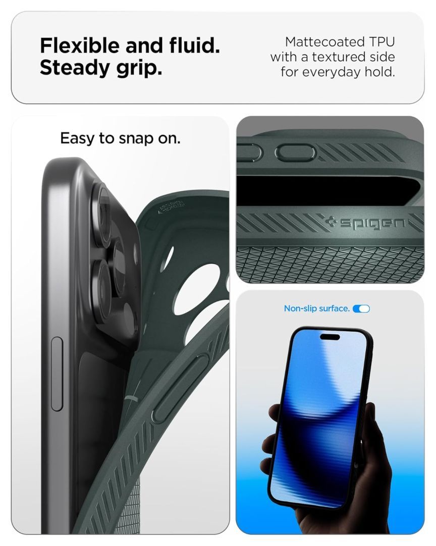 Spigen Liquid Air case for iPhone 17 Pro Max Abyss Green Spigen Liquid Air case for iPhone 17 Pro Max Abyss Green