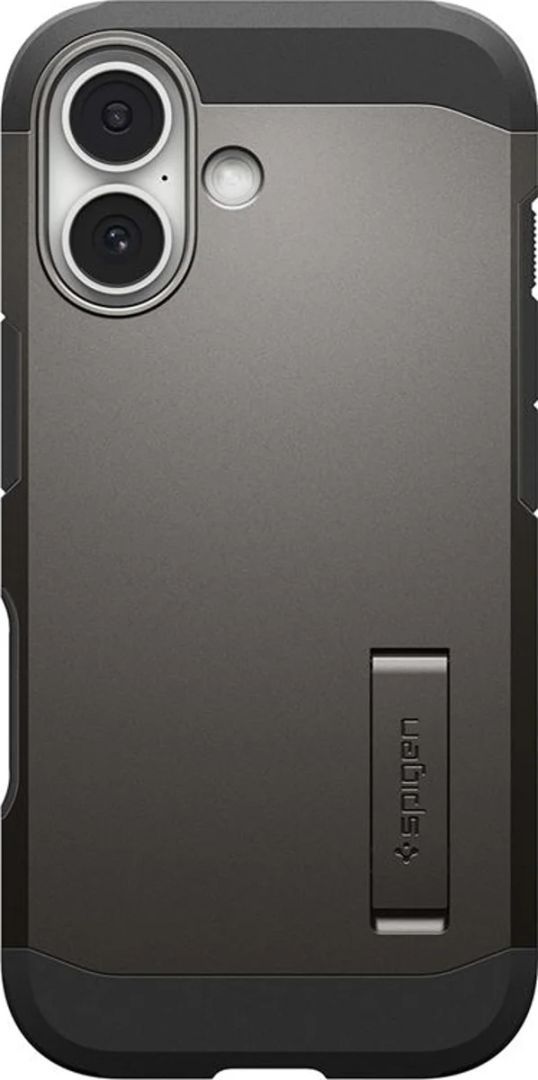 Spigen Tough Armor T MagSafe case for iPhone 17 Gunmetal