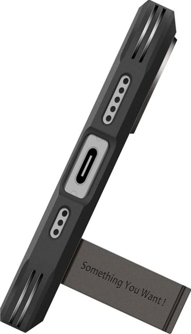 Spigen Tough Armor T MagSafe case for iPhone 17 Gunmetal
