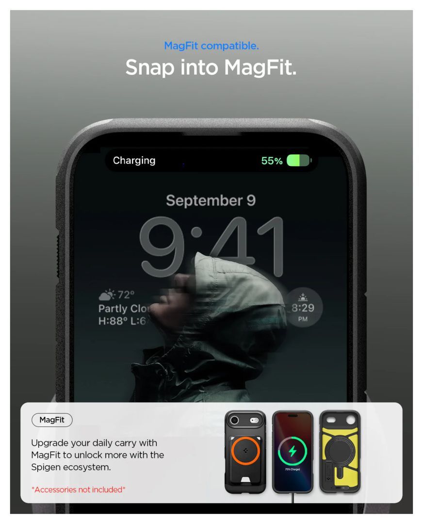 Spigen Tough Armor T MagSafe case for iPhone Air Black Spigen Tough Armor T MagSafe case for iPhone Air Black