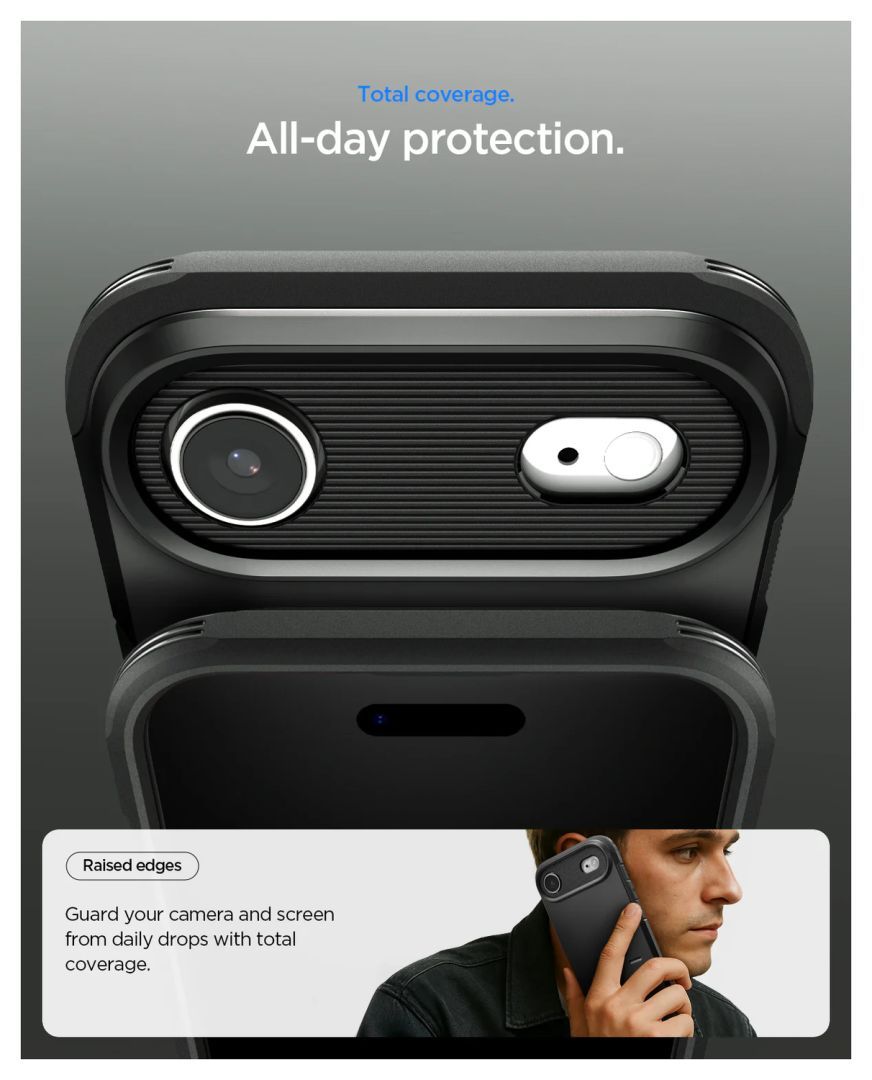 Spigen Tough Armor T MagSafe case for iPhone Air Black Spigen Tough Armor T MagSafe case for iPhone Air Black