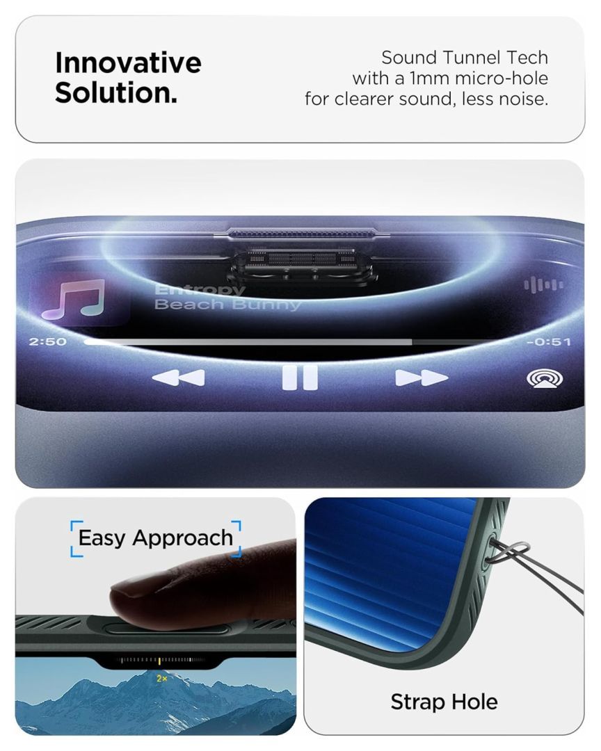 Spigen Liquid Air case for iPhone 17 Pro Abyss Green