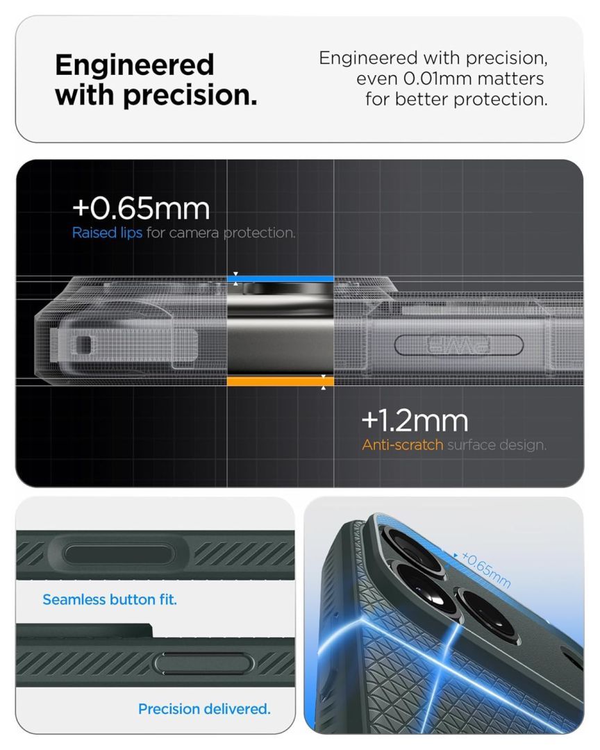 Spigen Liquid Air case for iPhone 17 Pro Abyss Green