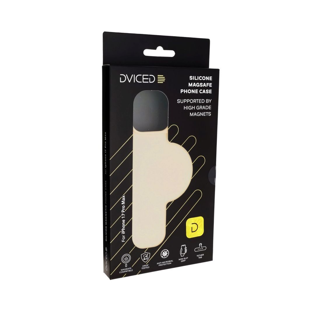 Dviced Silicone MagSafe case for iPhone 17 Pro Max Beige Dviced Silicone MagSafe case for iPhone 17 Pro Max Beige