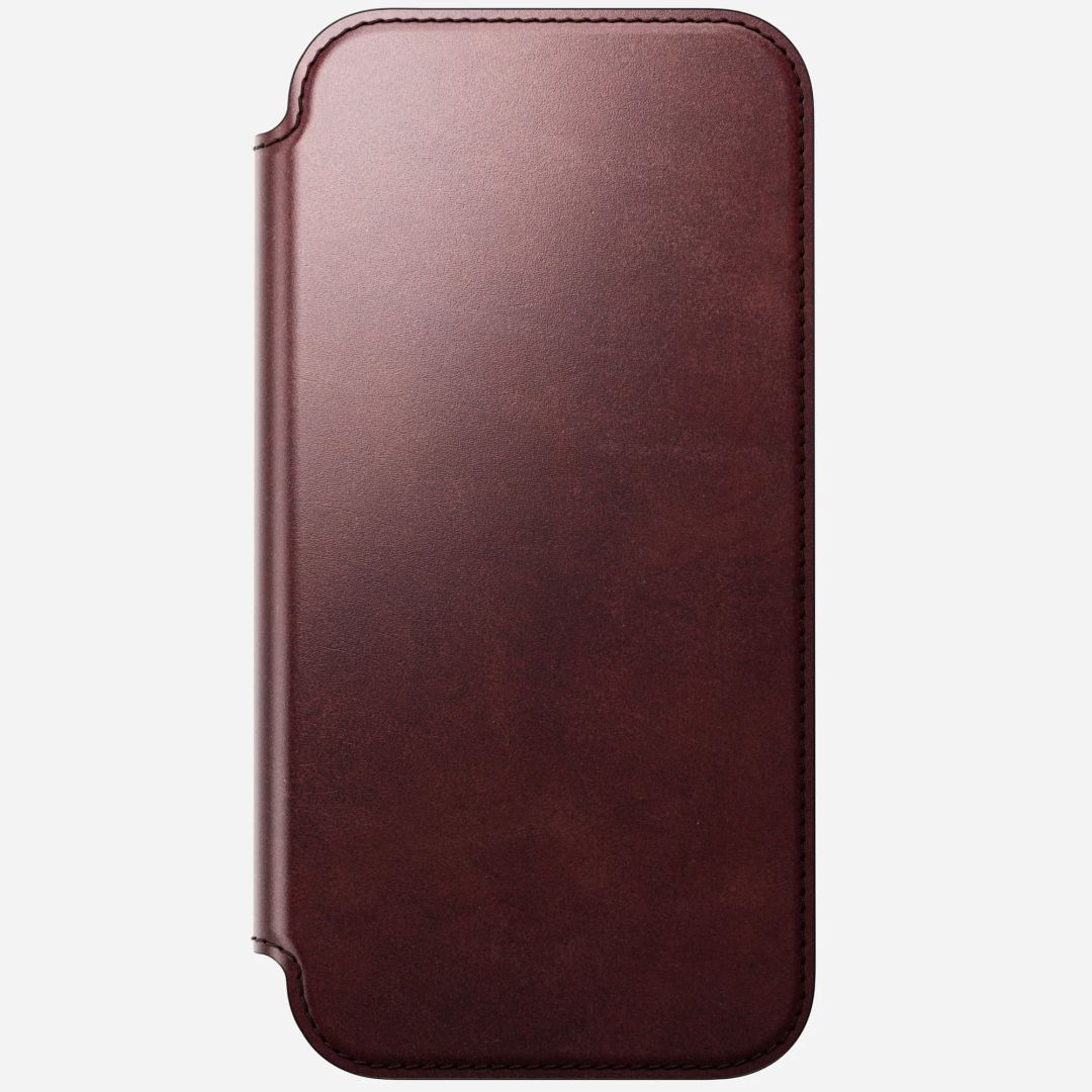 Nomad Modern Leather Folio (Horween) for iPhone 17 Pro Max Burgundy Nomad Modern Leather Folio (Horween) for iPhone 17 Pro Max Burgundy