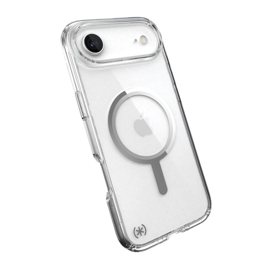 Speck Presidio Perfect Clear MagSafe iPhone Air Case Clear/Silver Speck Presidio Perfect Clear MagSafe iPhone Air Case Clear/Silver