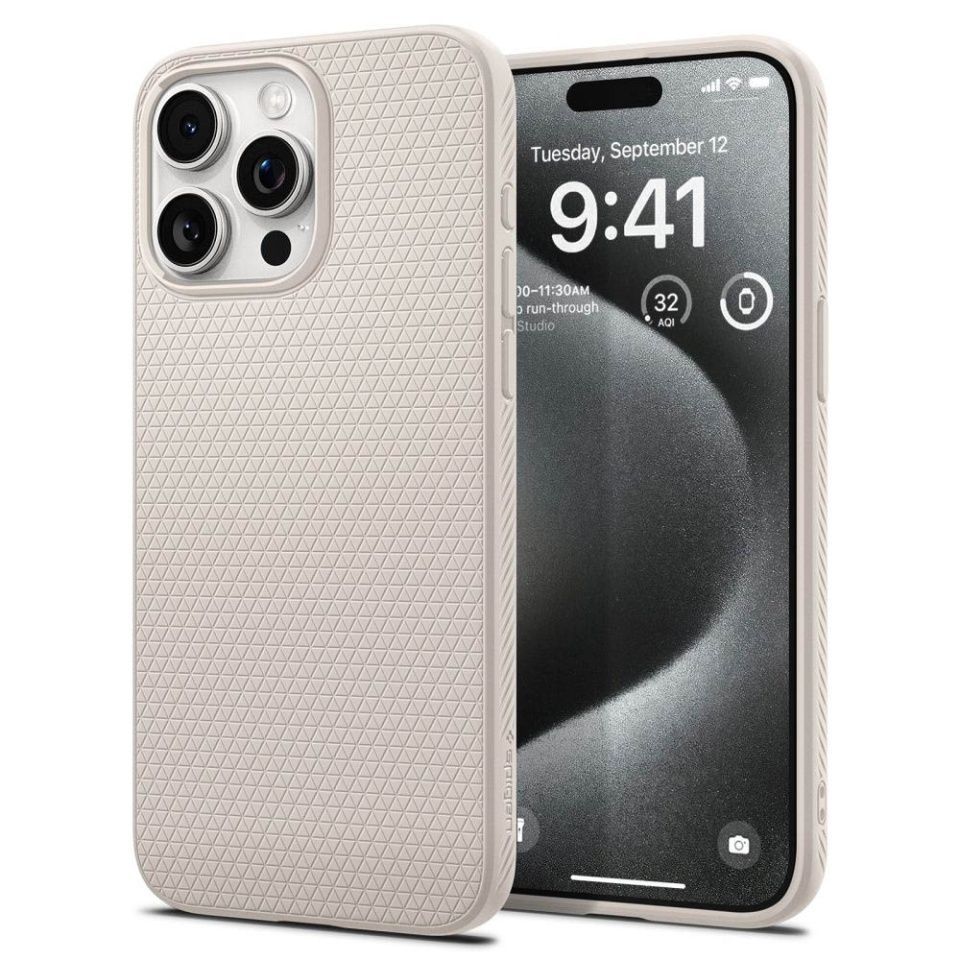 Spigen Liquid Air for iPhone 17 Pro Max Natural Titanium Spigen Liquid Air for iPhone 17 Pro Max Natural Titanium