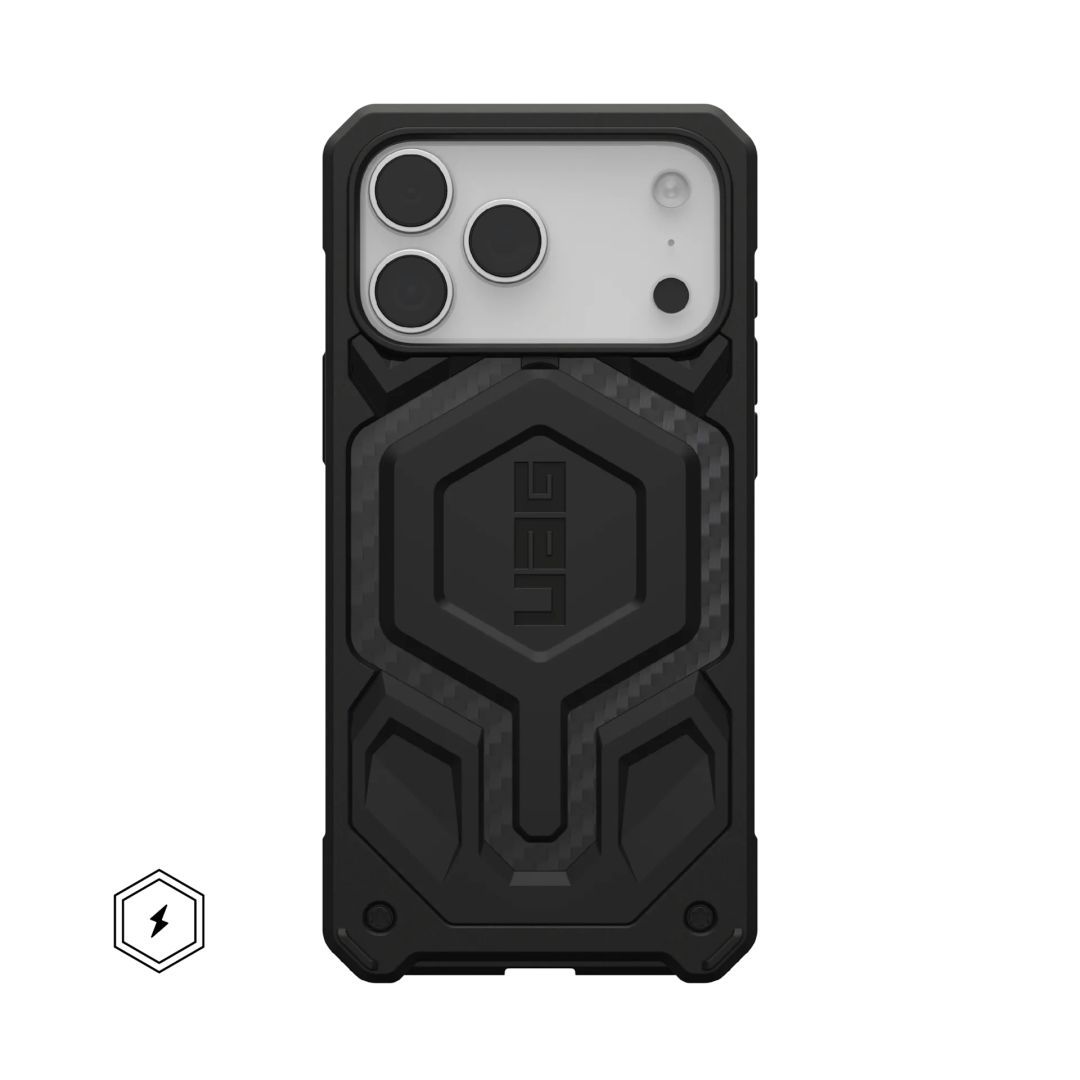 UAG Monarch Pro case for iPhone 17 Pro Max Carbon Fiber