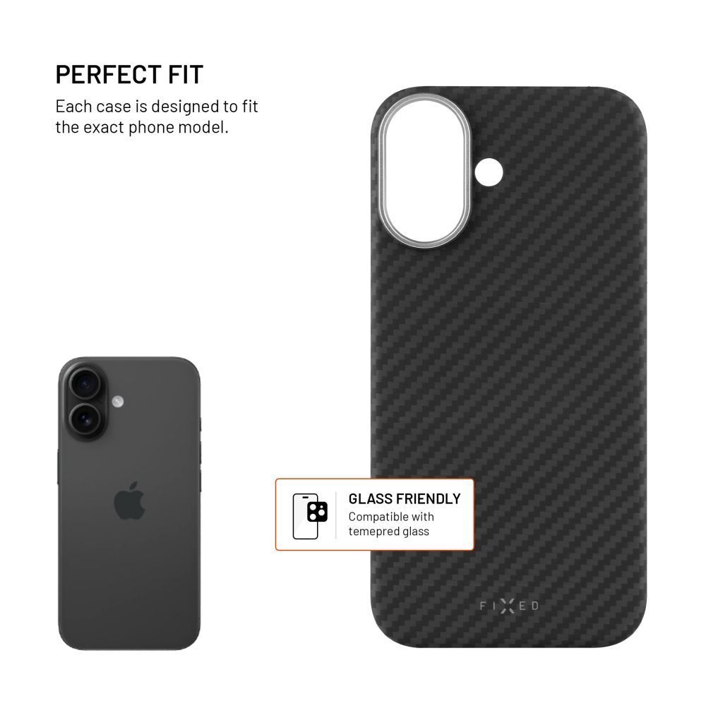 FIXED MagVelar tok Apple iPhone 17 készülékhez, fekete FIXED MagVelar tok Apple iPhone 17 készülékhez, fekete