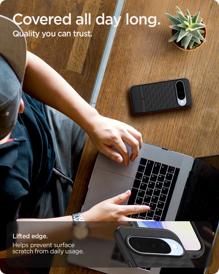 Spigen Parallax MagSafe for Google Pixel 10 Pro/Pixel 10 Matte Black Spigen Parallax MagSafe for Google Pixel 10 Pro/Pixel 10 Matte Black