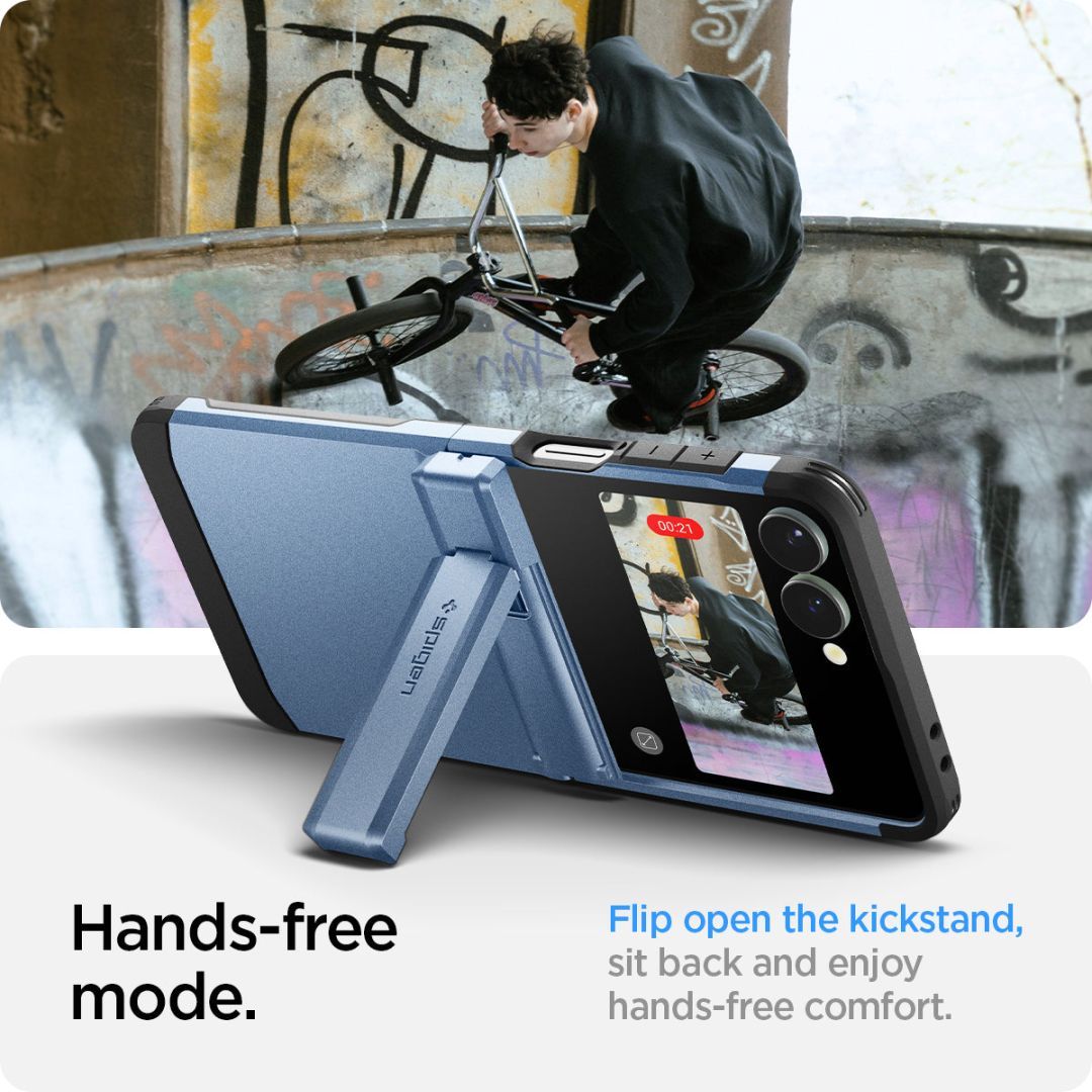 Spigen Tough Armor Pro MagSafe Samsung Galaxy Z Flip7 Sierra Blue Spigen Tough Armor Pro MagSafe Samsung Galaxy Z Flip7 Sierra Blue