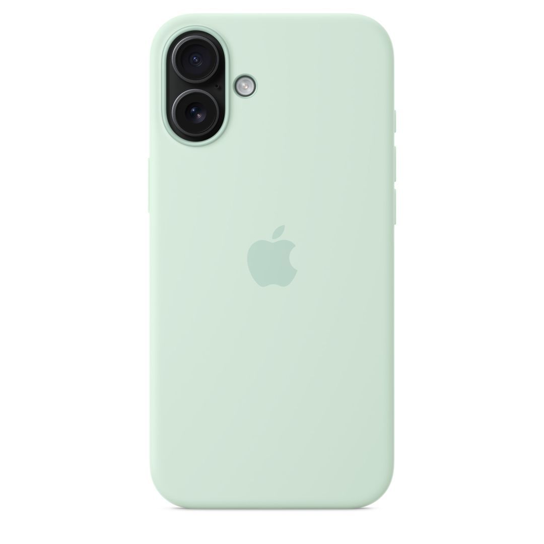 Apple iPhone 16 Plus Silicone Case with MagSafe Aquamarine (Seasonal) Apple iPhone 16 Plus Silicone Case with MagSafe Aquamarine (Seasonal)