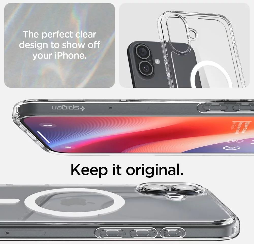 Spigen Ultra Hybrid MagSafe iPhone 16 Plus White Spigen Ultra Hybrid MagSafe iPhone 16 Plus White