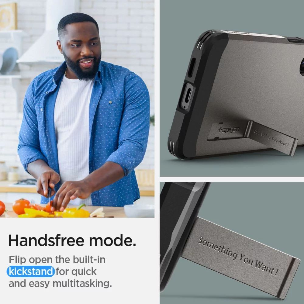 Spigen Tough Armor for Samsung Galaxy S24 Gunmetal Spigen Tough Armor for Samsung Galaxy S24 Gunmetal