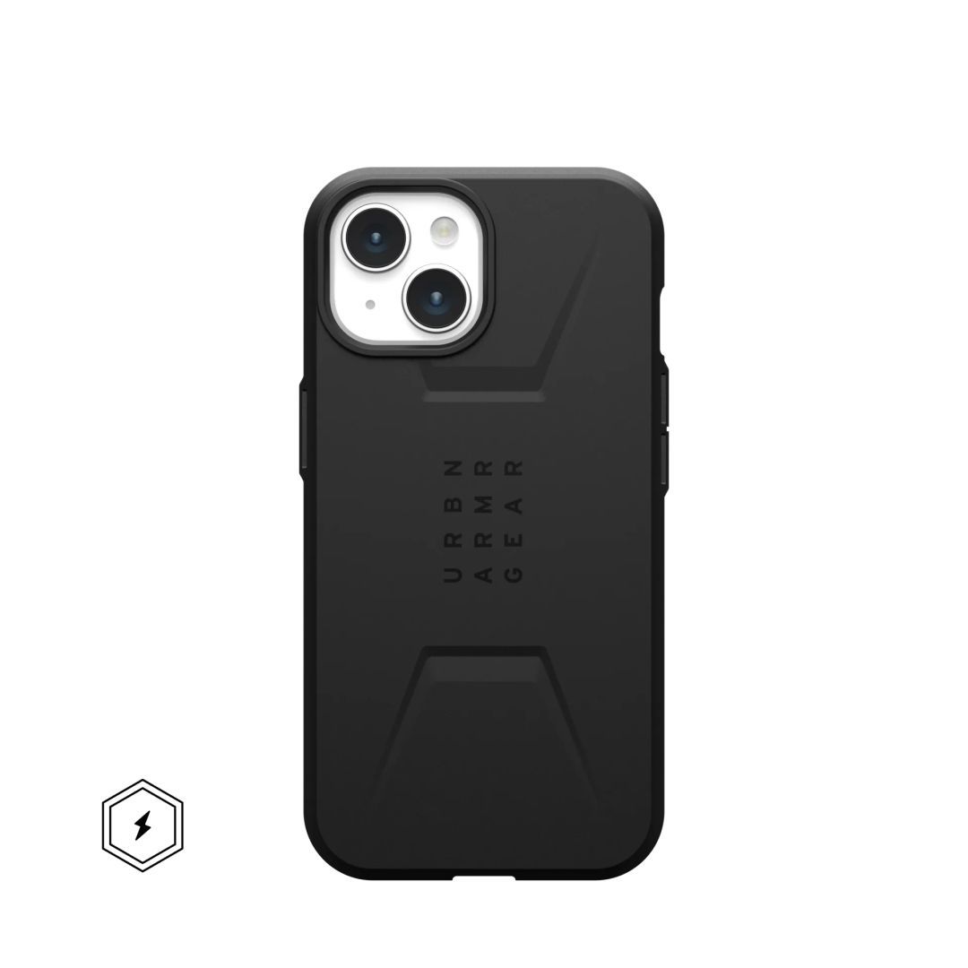 UAG Civilian case for MagSafe iPhone 15 Black UAG Civilian case for MagSafe iPhone 15 Black