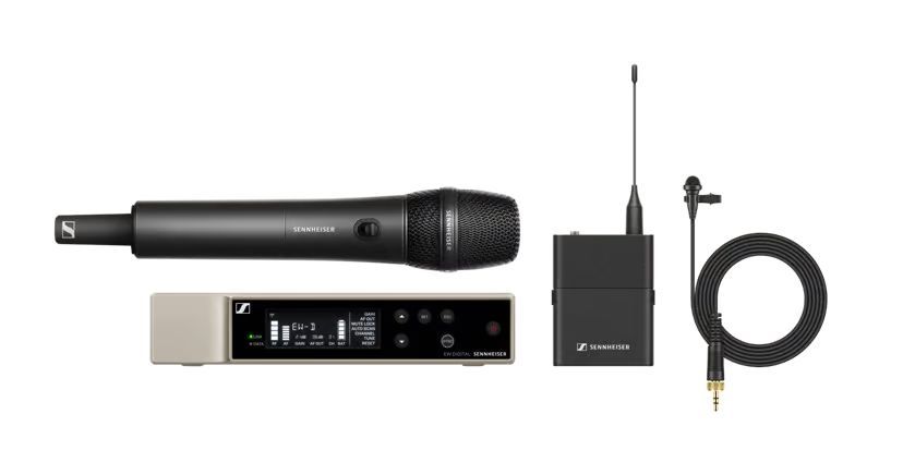 Sennheiser EW-D ME2/835-S Set (Q1-6) Wireless Microphone Black