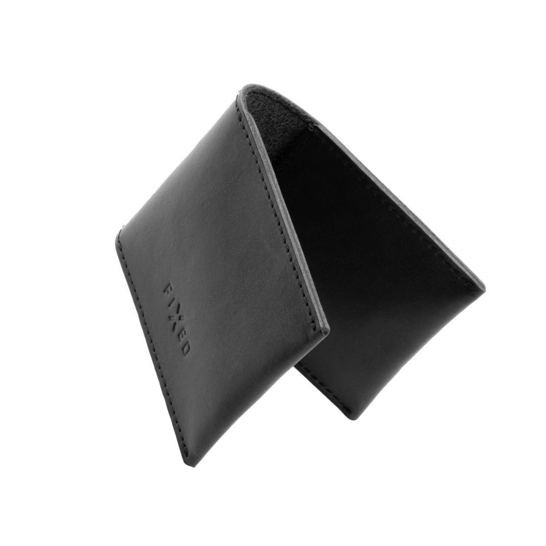 FIXED valódi bőr pénztárca, fekete FIXED valódi bőr pénztárca, fekete