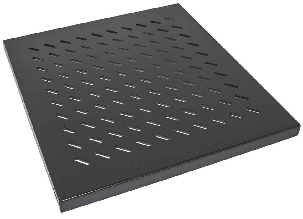 Intellinet 19" Fixed Shelf (1U, 550 mm Depth) Black